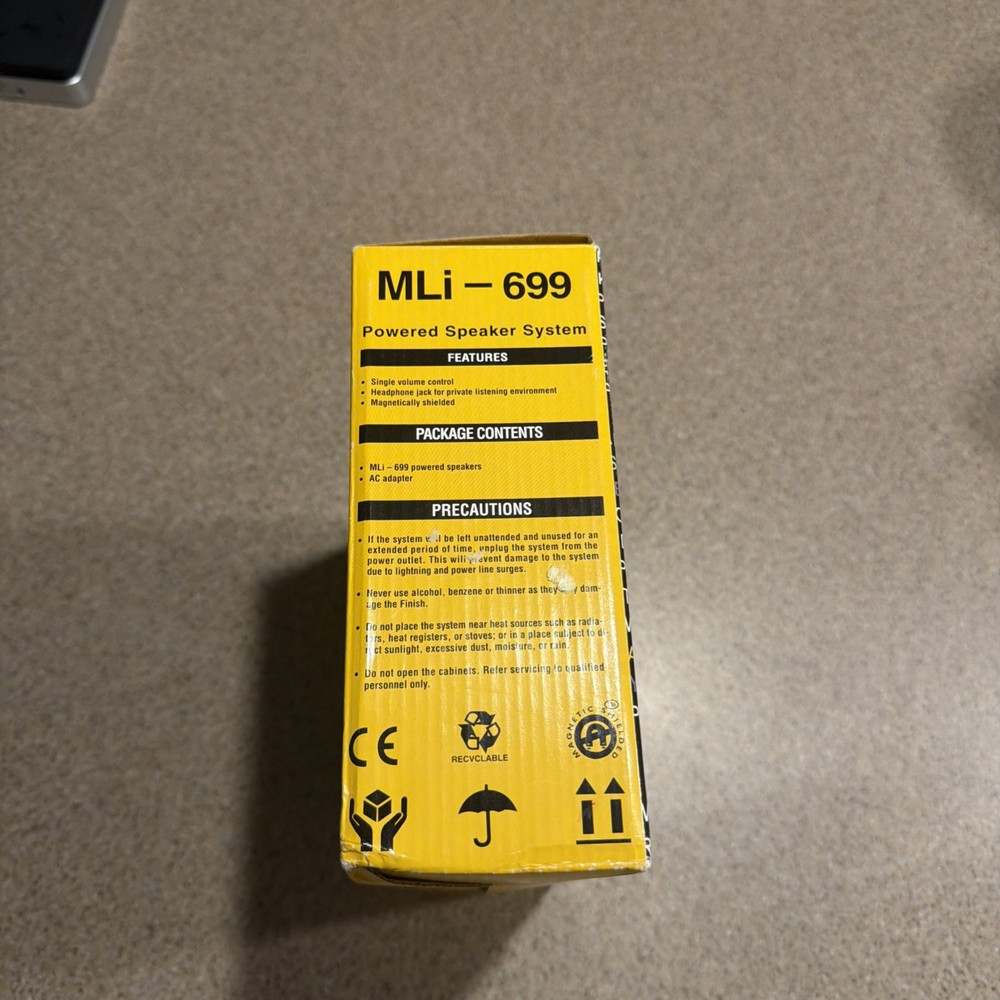 MLi-699 computer powered speaker system