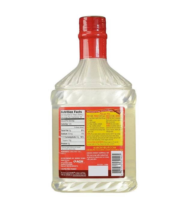 Karo Light Corn Syrup with Real Vanilla, 32 fl oz
