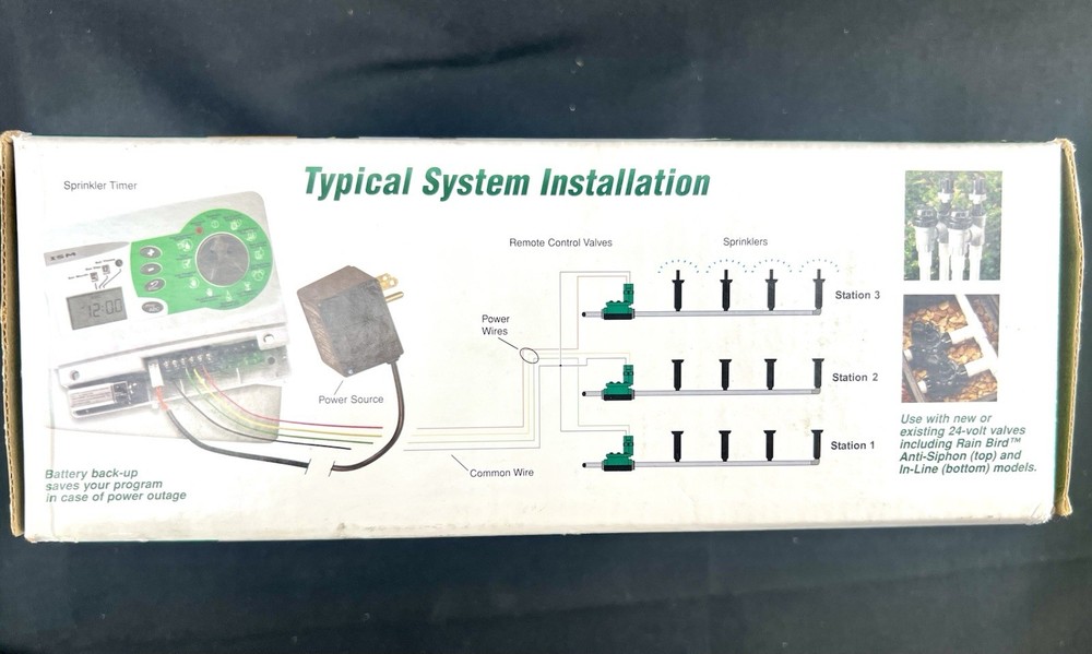 Rain Bird ISM-9 , 9-Zone Indoor Timer Irrigation Sprinkler Controller System