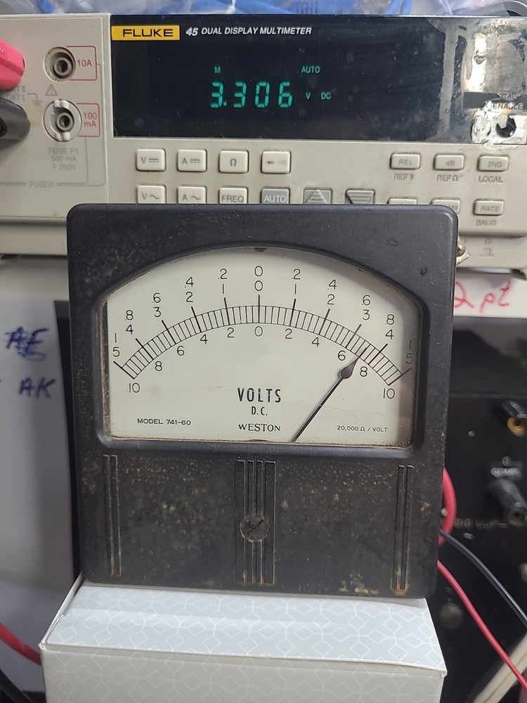 Weston Dc Voltmeter Model 741-60