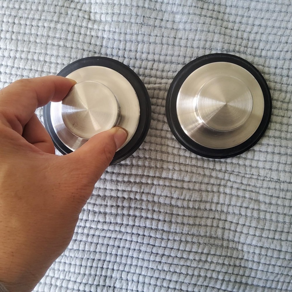 Universal Kitchen Sink Drain Stopper Stainless Steel Garbage Disposal Plug Fits