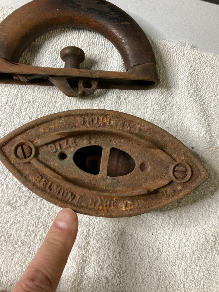 Antique Belmont Hardware Co. Sad Iron Size 2