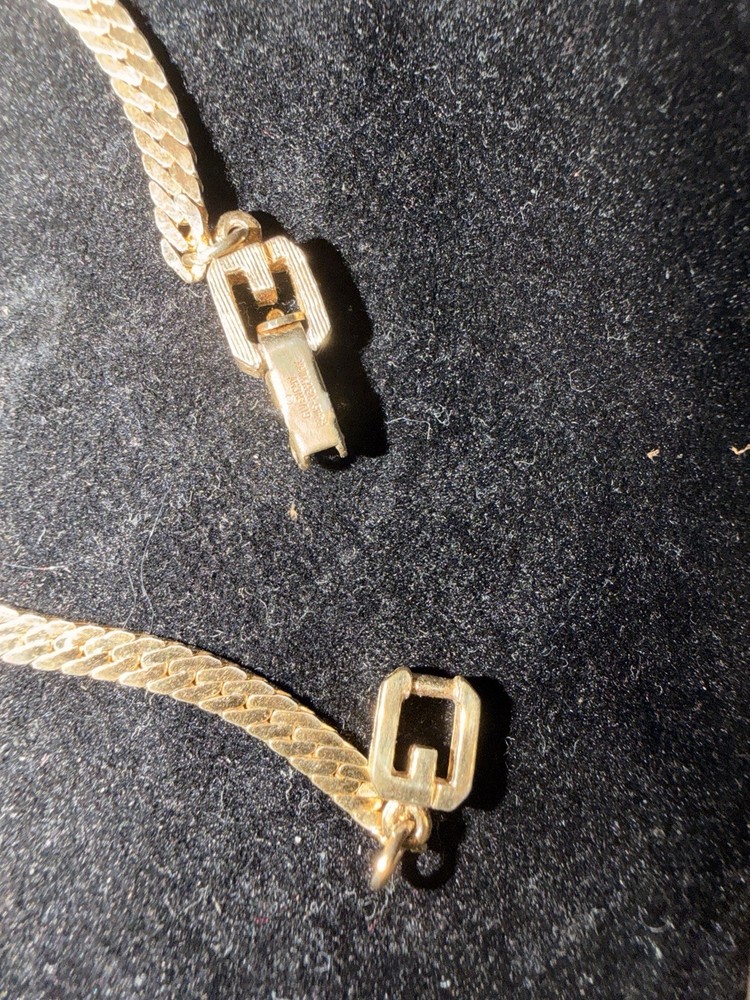 Givenchy Vintage Gold-Tone Chain Bracelet (Authentic)