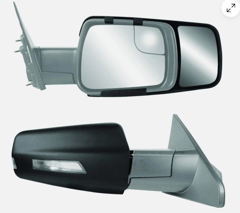 clip-on trailering mirror extensions for 2019-2025 Ram