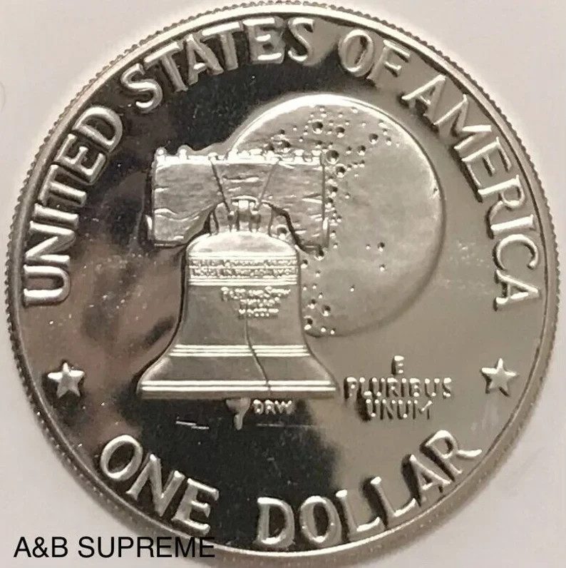 ROLL (20) 1976 S EISENHOWER TYPE 2 DOLLAR STUNNING GEMS CLAD PROOF BICENTENNIAL