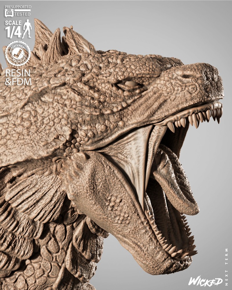 Godzilla Resin Bust Model Kit Unpainted/Unassembled