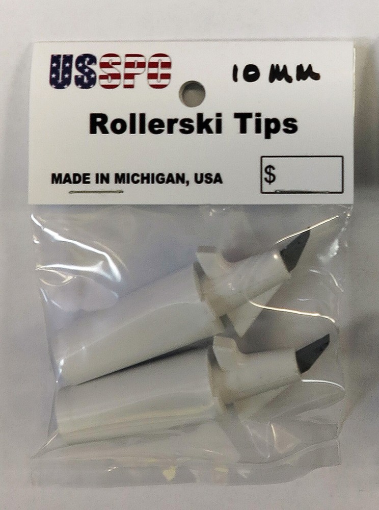 Rollerski Tips - 10mm - Made In USA - Tungsten Carbide