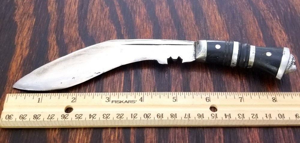 Khukuri Fixed Blade Knife Made in India With Sheath