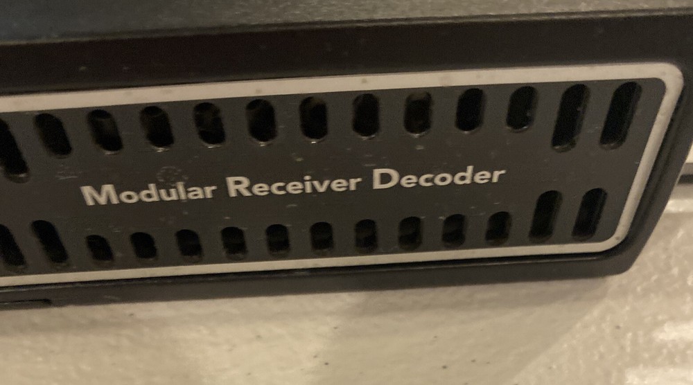 Secore MDR 3187B Modular Receiver Decoder Missing Door Cover