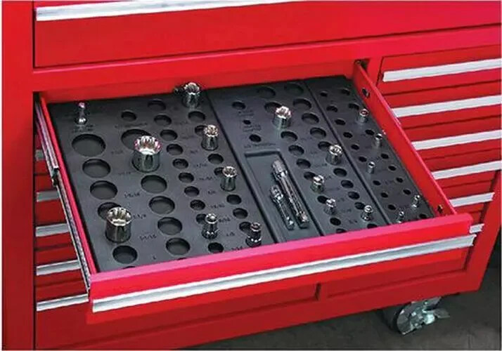 6-Piece Socket Drawer Organizer Set Tool Chest Organizer Tray Rack