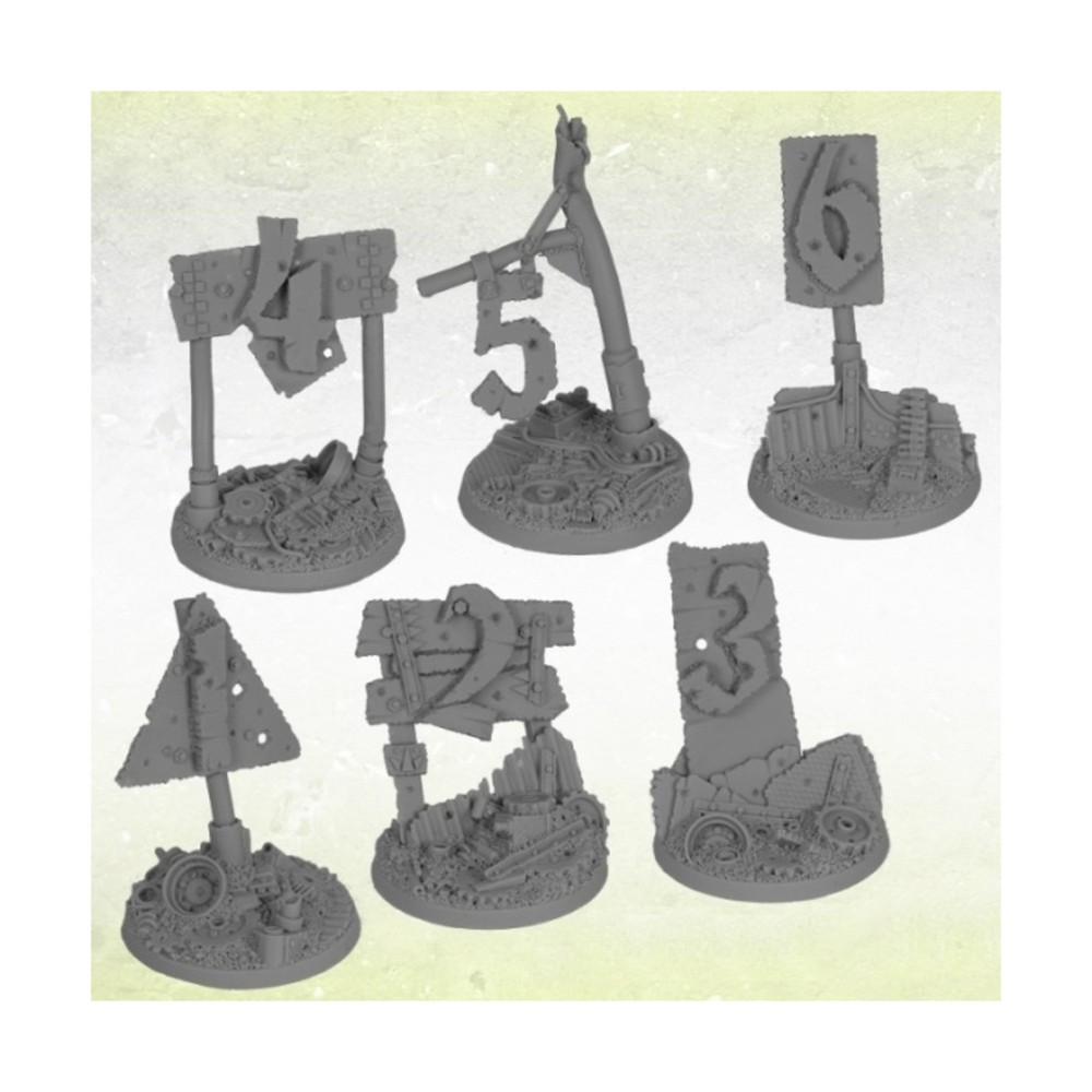 Kromlech Sci-Fi Conversion Bit Junk City Objective Markers New