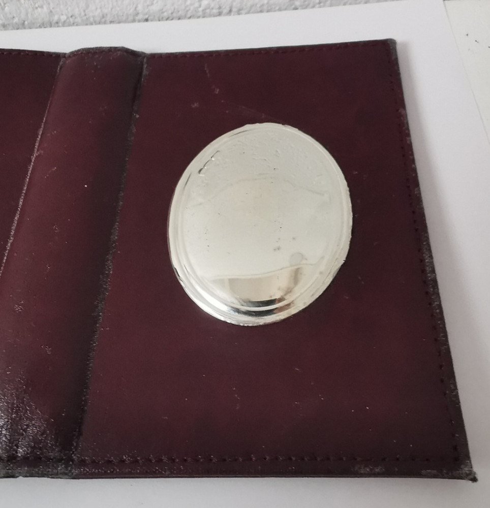 Solid Silver Mounted Playing Cards Case.
