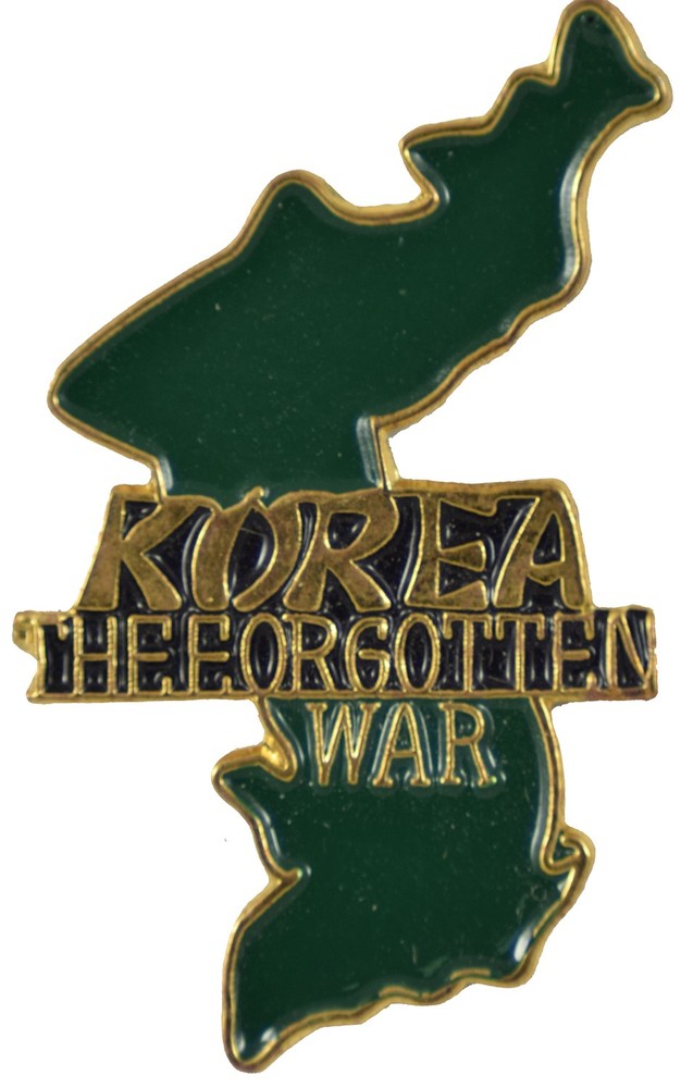 THE FORGOTTEN WAR HAT PIN