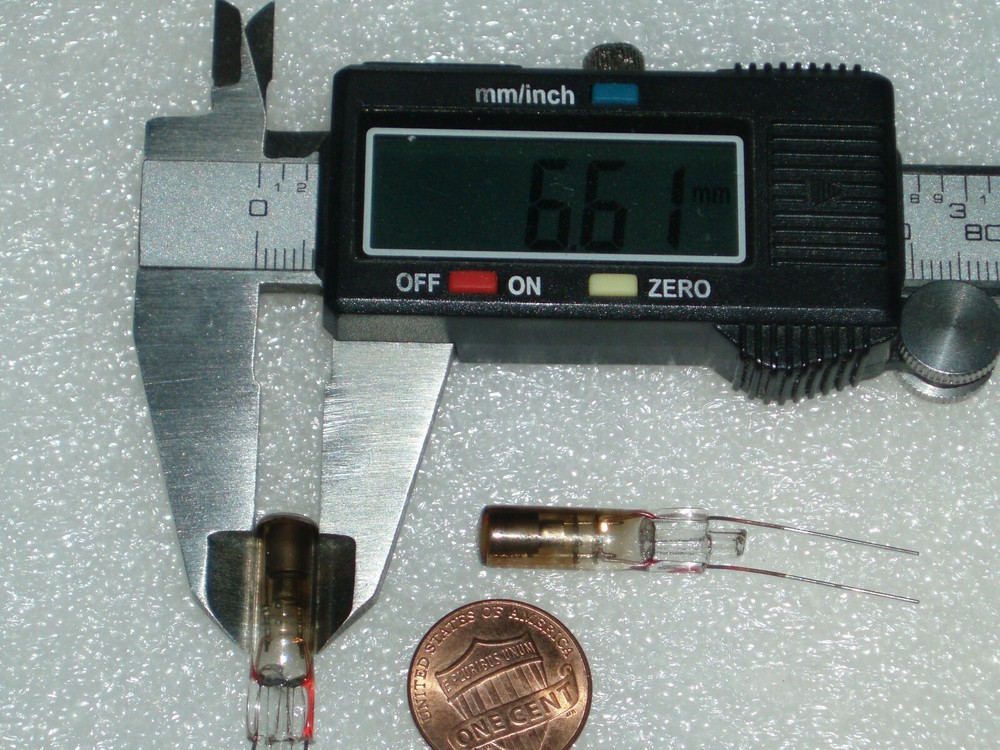 set of 2 INS-1 Neon Bulb dot indicator