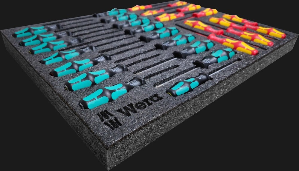 CRESCENT DARK shadow foam tool tray insert storage organizer toolbox toolkit set