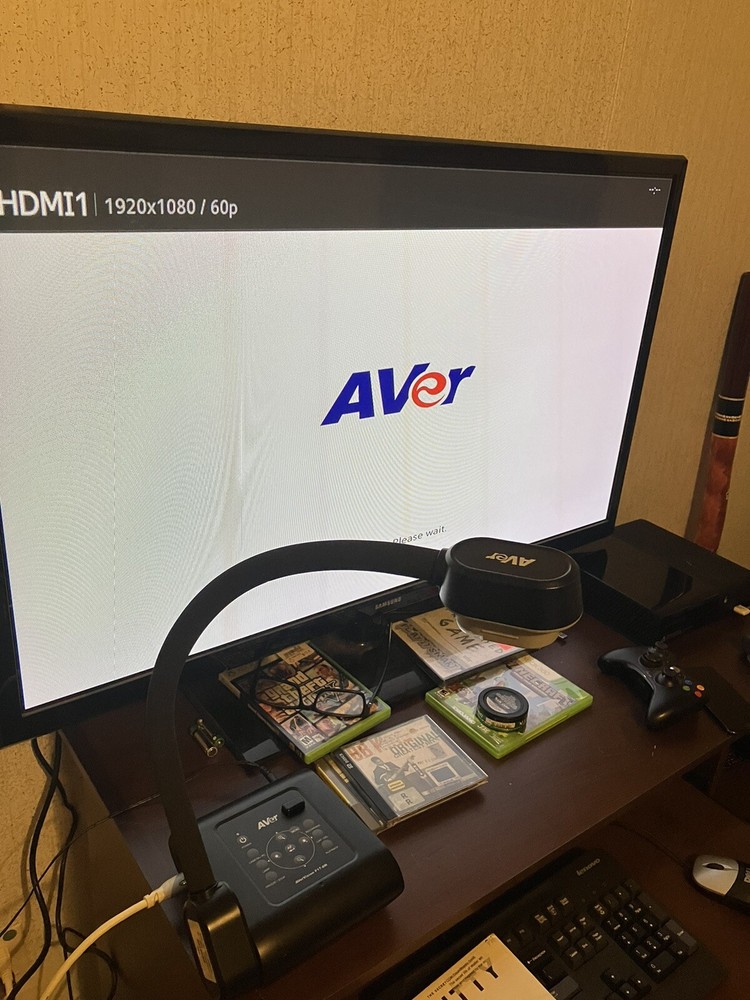 AVerVision F17-8M 8MP Portable Camera For Documents, Video, Microscope (Read)