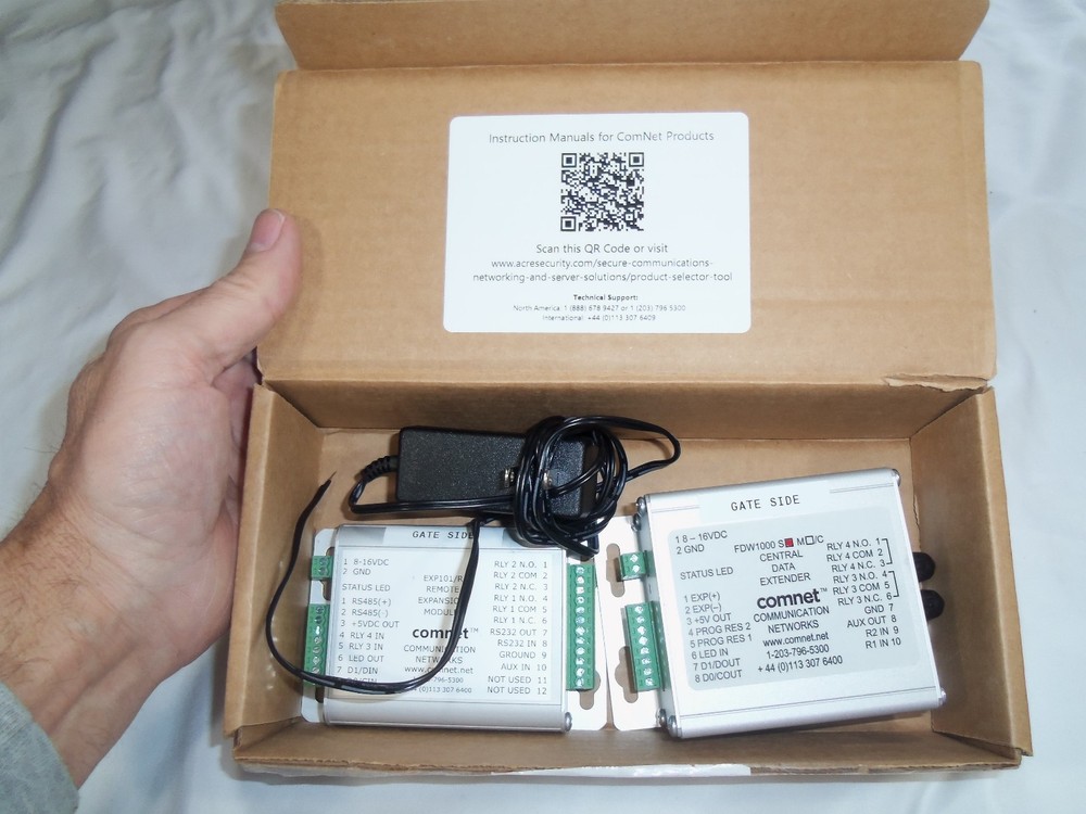 ComNet FDW1000M/C Optical Weigand Extender Central Unit T4