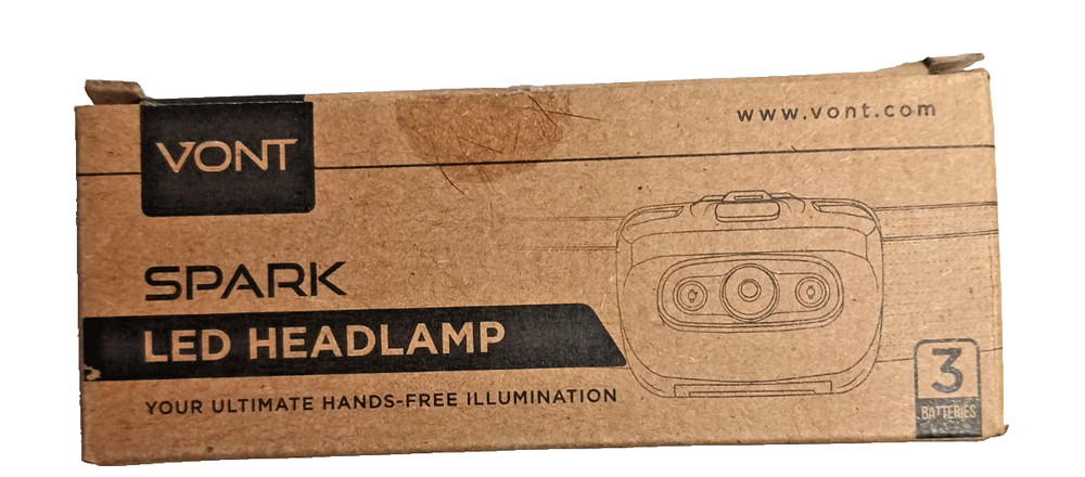 Vont LED Headlamp with Strap for Work or Hobbies