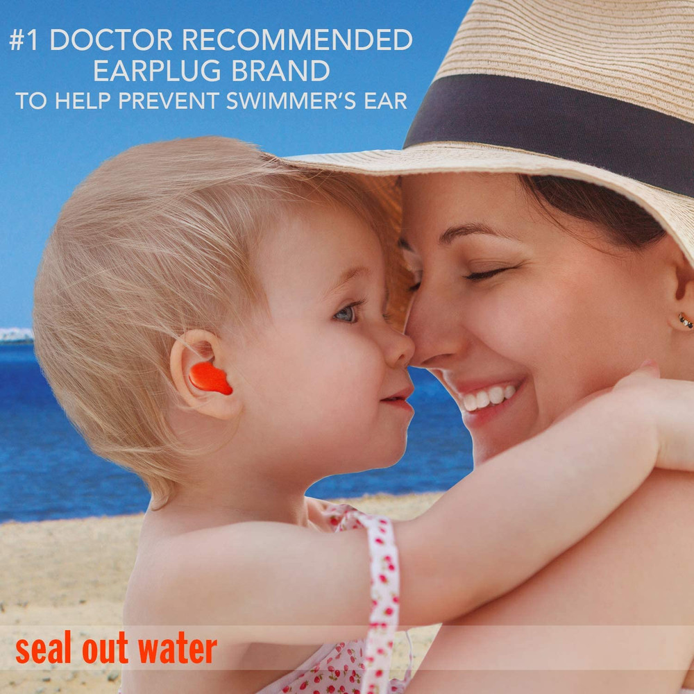 Soft Moldable Silicone Putty Ear Plugs - Kids Size, 6 Pair - Comfortable Small E