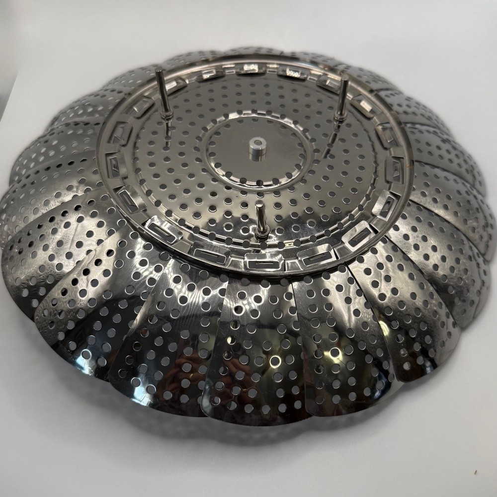 Stainless Steel Collapsible Steamer Basket Adjustable Folding Vegetable Insert