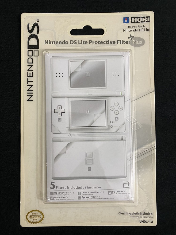 Nintendo DS Lite Protective Filter Plus HORI NEW