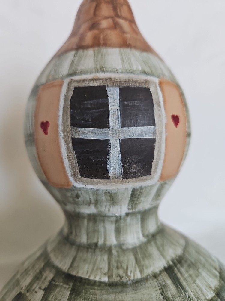 14- inch hand painted gourd