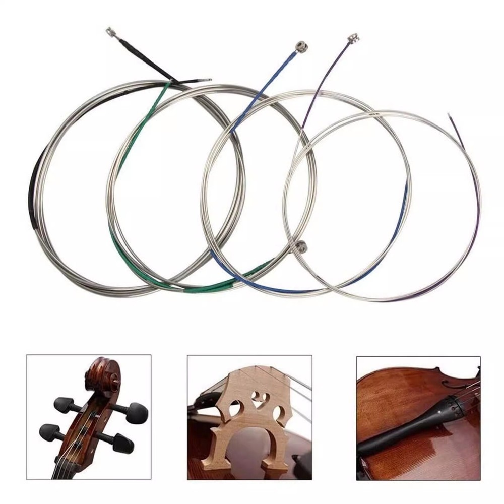New 20 sets high quality 1/8 german silver cello strings,Cello Accessories