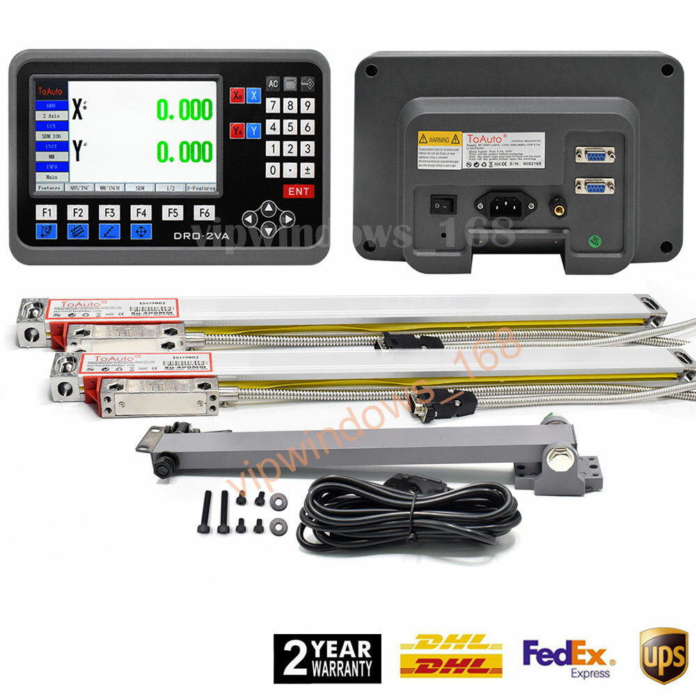 2Axis/3Axis LCD DRO Linear Scale Digital Readout Display Sensor Encoder CNC Mill