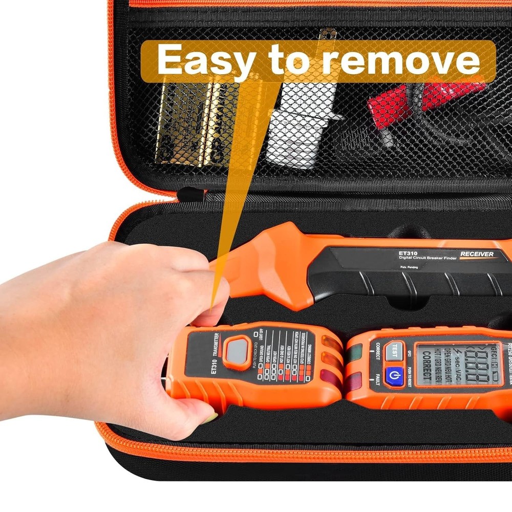 Protective Hard Shell Case for Circuit Testers and Electrical Measurement Tools