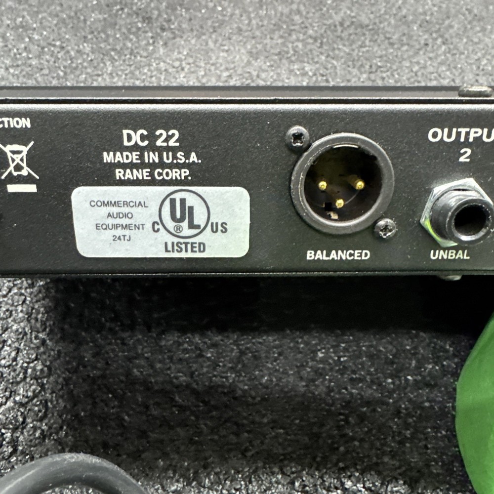 Rane DC-22 Dynamic Controller Signal Processor Compressor DJ Limiter 2 Channel