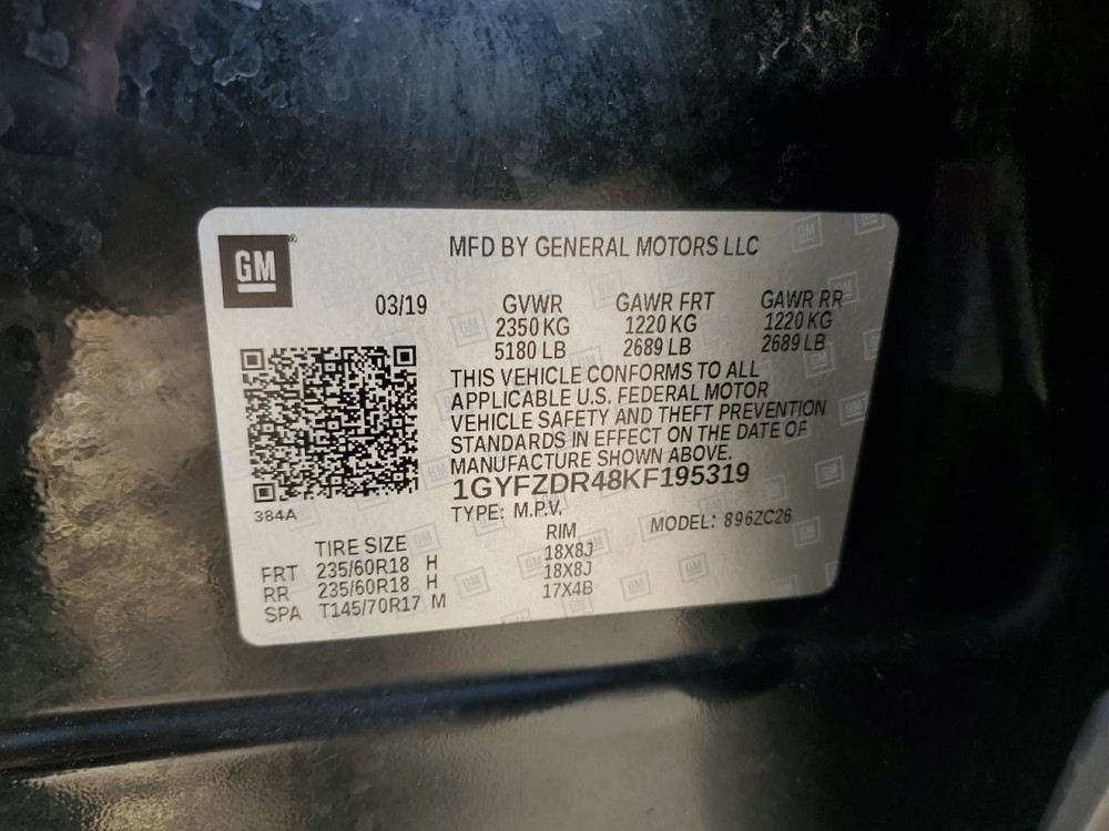 CONTROLLER CONSOLE MTD OEM 2019 CADILLAC XT4 1YR WRNTY