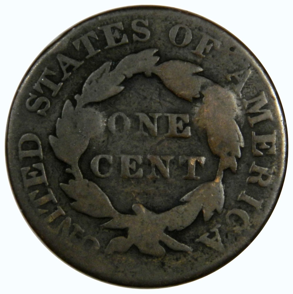 1829 N-6 R-1 LARGE CENT ERROR!