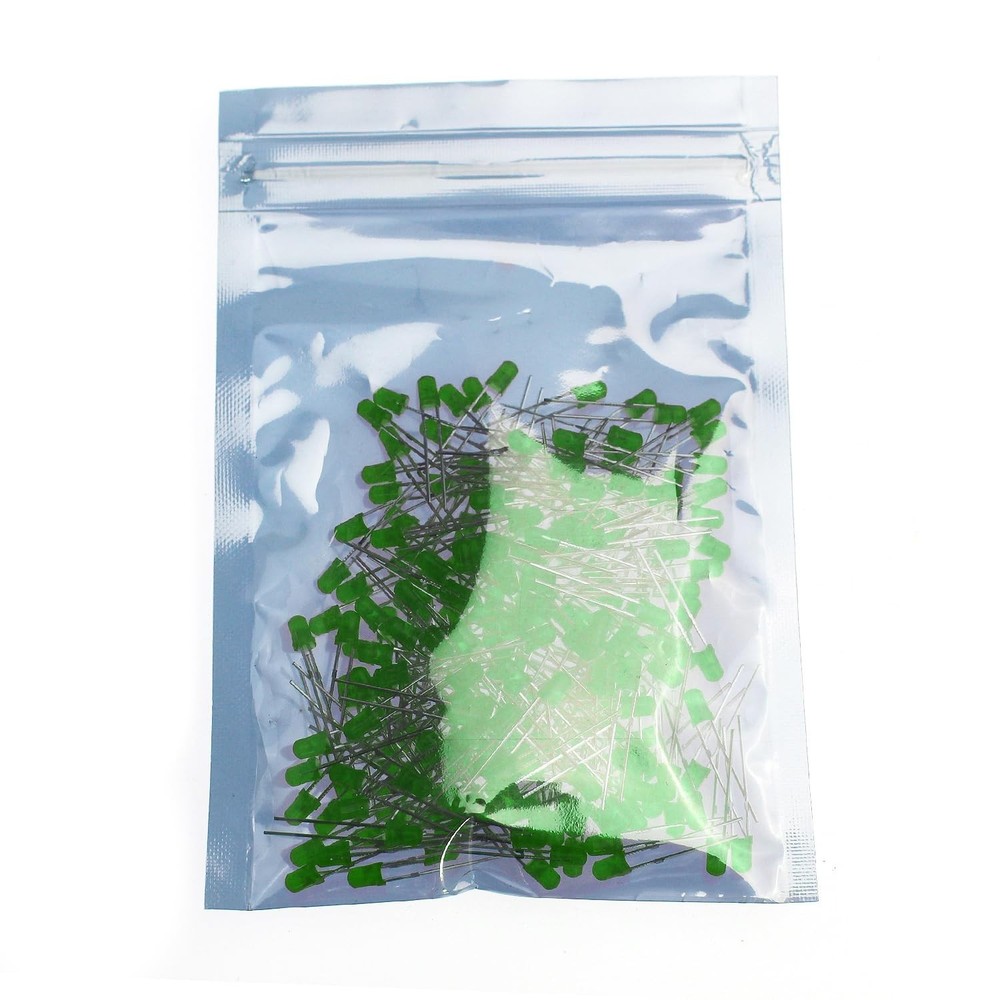 200-Piece 3mm LED Light Assortment - Essentials for Electronics & Crafts