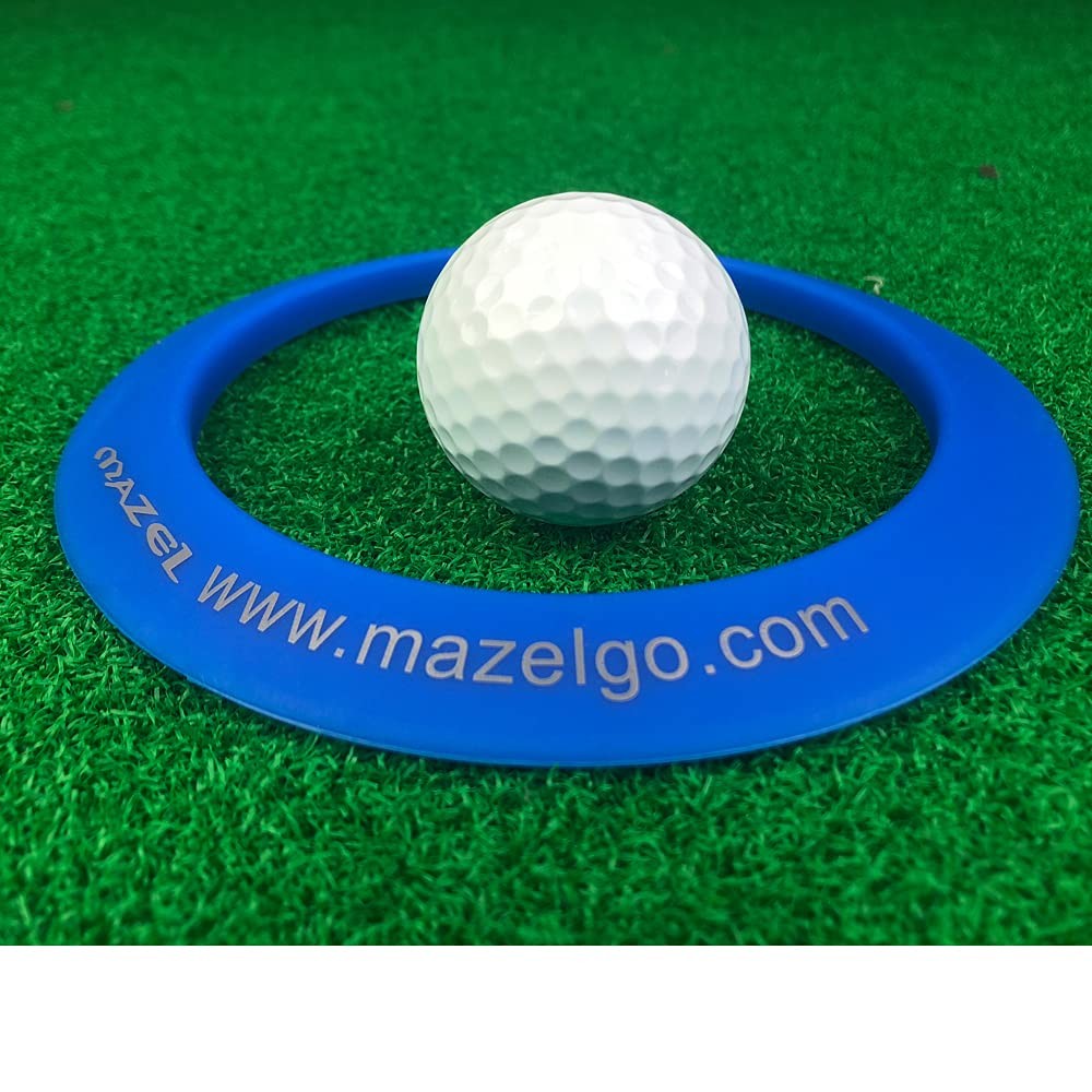MAZEL Putting Cup/Ring - All-Direction 0.4833314 x feet, Blue Ring