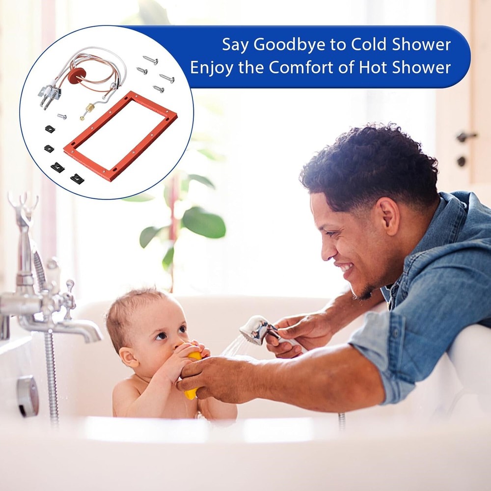 Pilot & Igniter Assembly Kit Replace# SP20075 for Rheem PROTECH GE Water Heaters