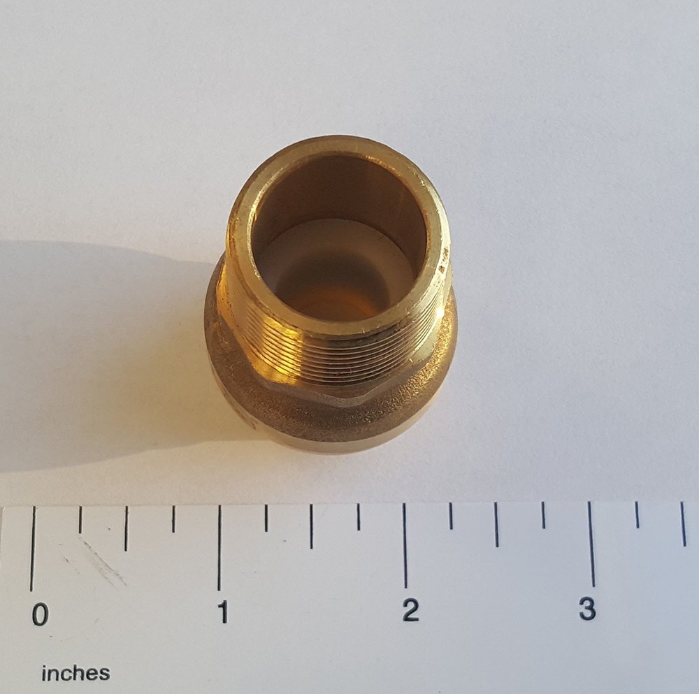1 PC. 3/4" PUSH FIT X 3/4" MALE THREADED ADAPTER, U134LF