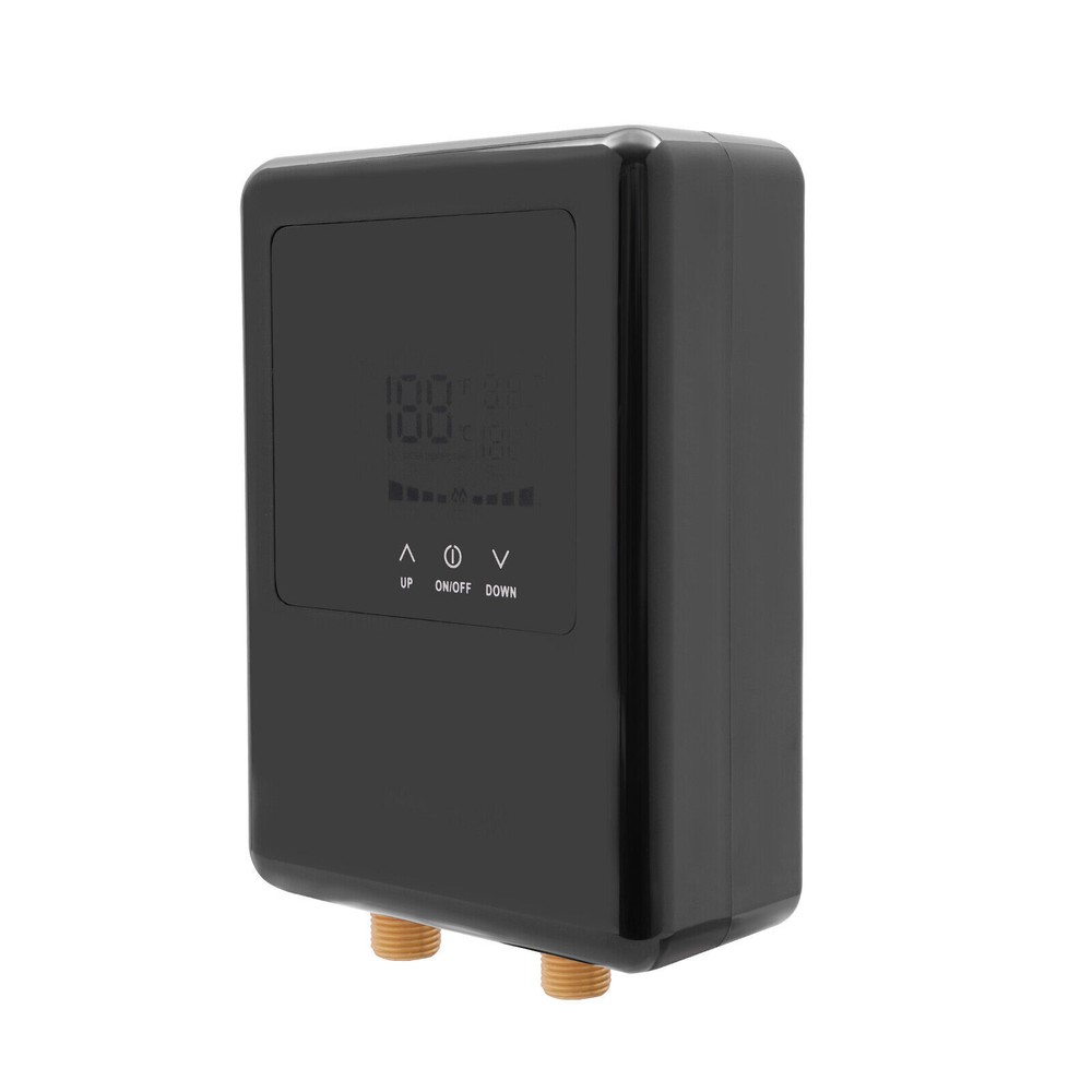 4500W Tankless Electric Hot Water Heater LCD Display Instant Boiler for Sink USA