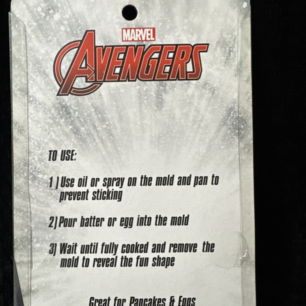 Marvel Avengers 2 Silicone Breakfast Molds