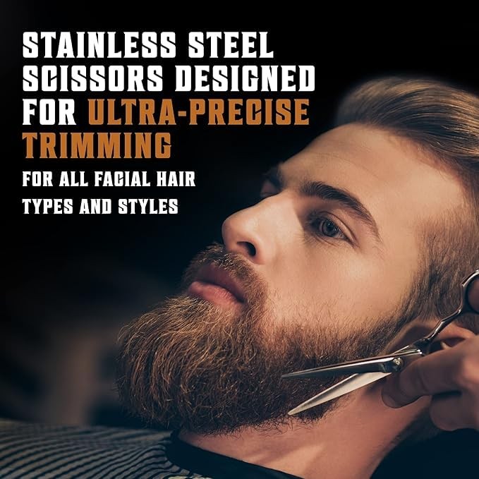 Viking Revolution Beard Comb & Brush Set for Men &