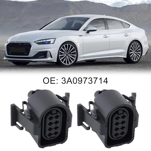 2Pcs Car 8 Pin Throttle Position Sensor Connector Plug 3A0973714 Compatible