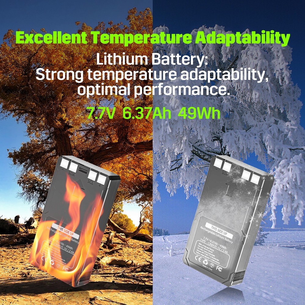 Upgrade Rechargeable LIT-22 Battery Compatible For Trail Camera Flex-M Flex G-36