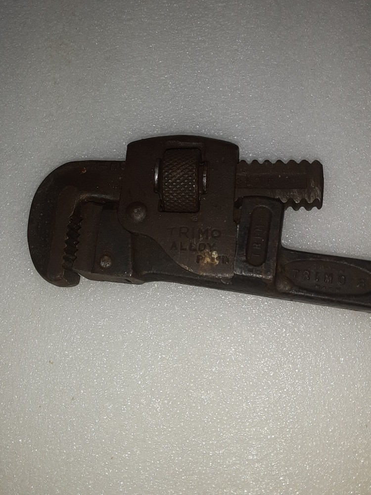 Antique 7 1/2" Trimo Pipe/Monkey Wrench ~ works