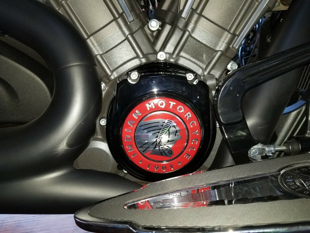 INDIAN CHALLENGER MOTORCYCLE CAM COVER DECAL SET