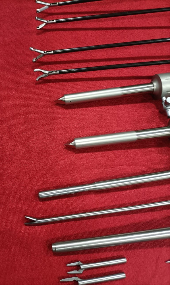 21pc - Laparoscopic Surgery Set SS High Quality Reusable Instruments