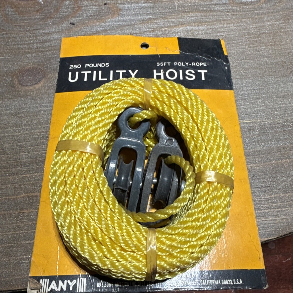 Nylon Rope Multi-purpose lifting pulley system