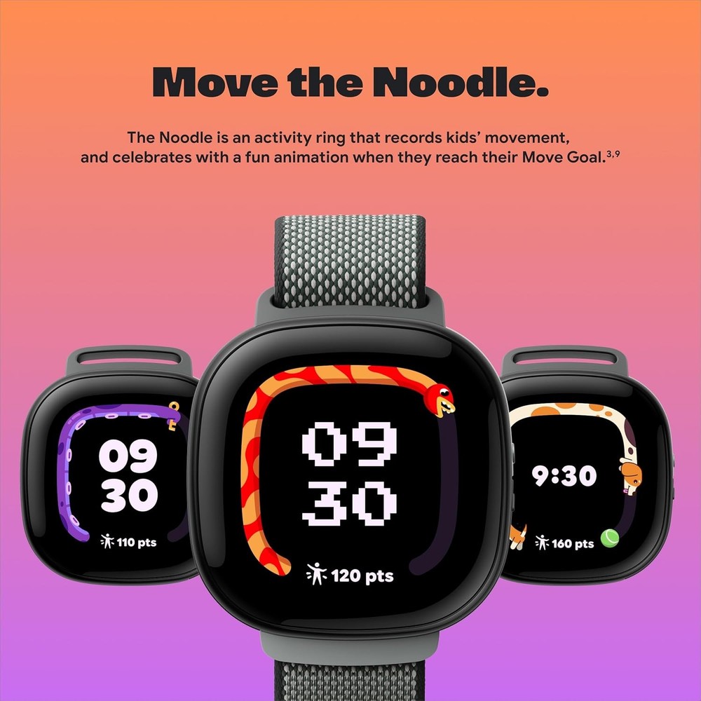 Fitbit Google Ace LTE Kids Smartwatch - Call, Message, GPS, Activity-Based Games