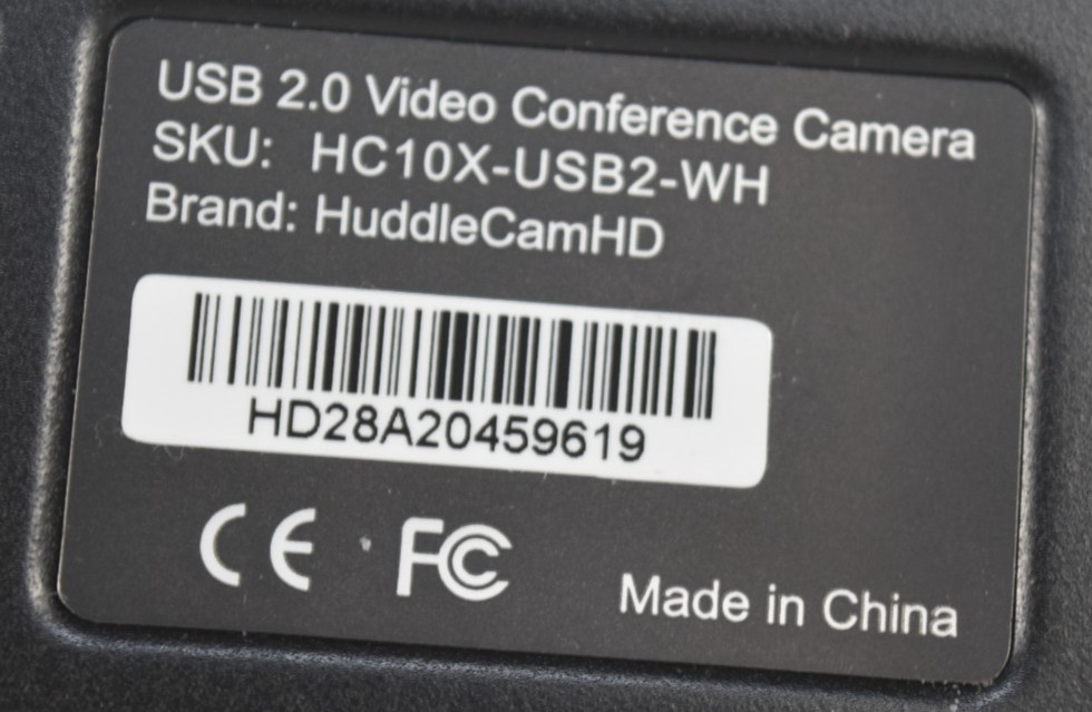 HuddleCamHD HC10X-USB2-WH Advanced Web Conferencing PTZ Camera