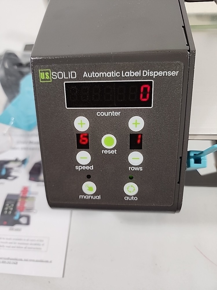 U.S. Solid Automatic Label Dispenser, 9 Speeds, 3.1 Max Width LD22