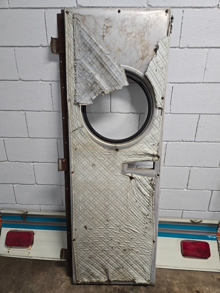 Spartan Mansion Trailer Coach Rear Door Porthole Window 24 x 73 in