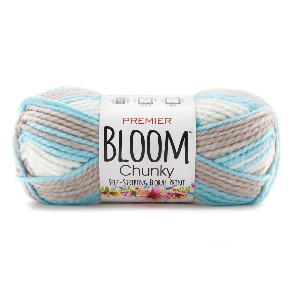 Premier Bloom Chunky Yarn-Bluebell - 3 Pack